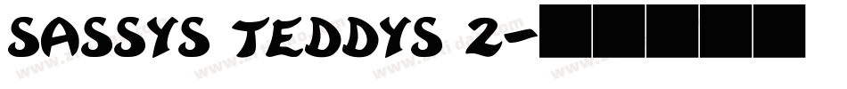Sassys Teddys 2字体转换